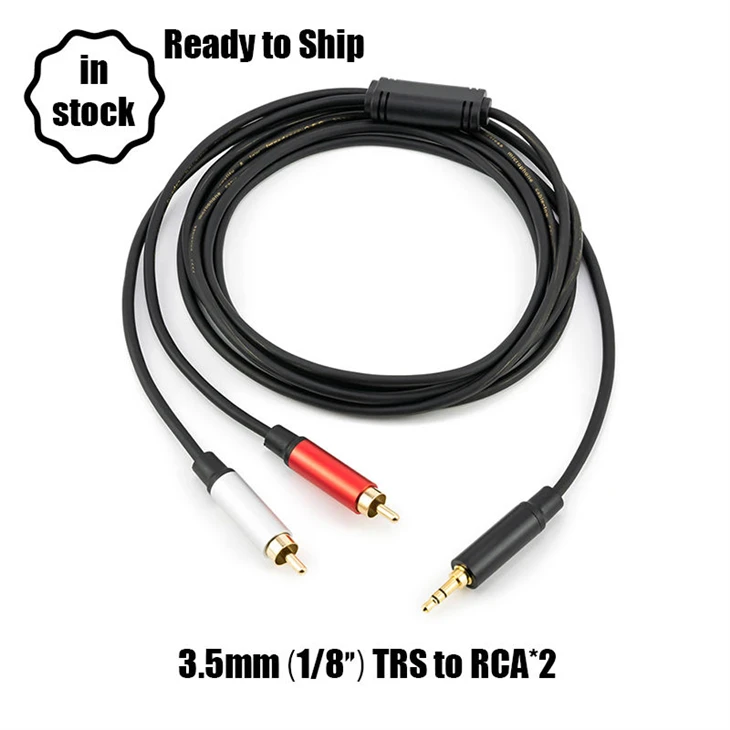 3,5 mm til dobbelt RCA